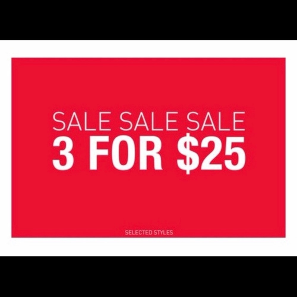 SALE ONLY 3/$25 ANY ITEMS any items marked $35 or under